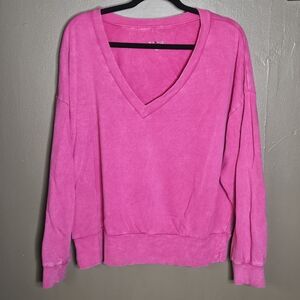 Torrid Pink V-Neck Sweater